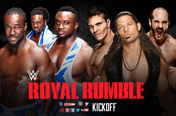 Royal Rumble-New Day vs Rosebuds