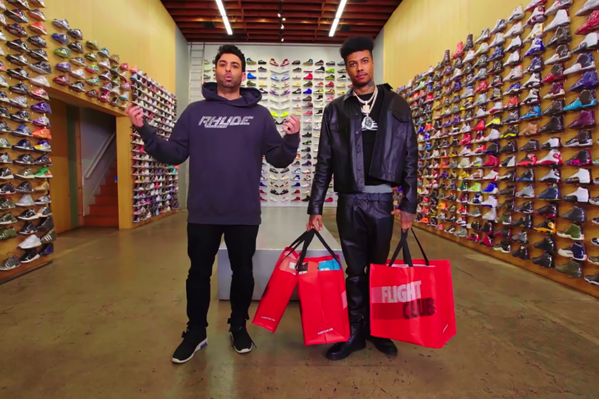 VIDEO: Blueface Goes Sneaker Shopping